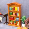 1/12 Puppenhaus Dekoration Miniatur Bücherregal Möbelmodell Realistisches Bücherregal für Spielszene Möbel Kinderpuppen Zubehör