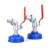 IBC Tank Tap Adapter S60*6 Coarse Thread To Brass/Alloy 16mm Quick Connect Replacement Valve Garden Home Valve Fitting Faucet