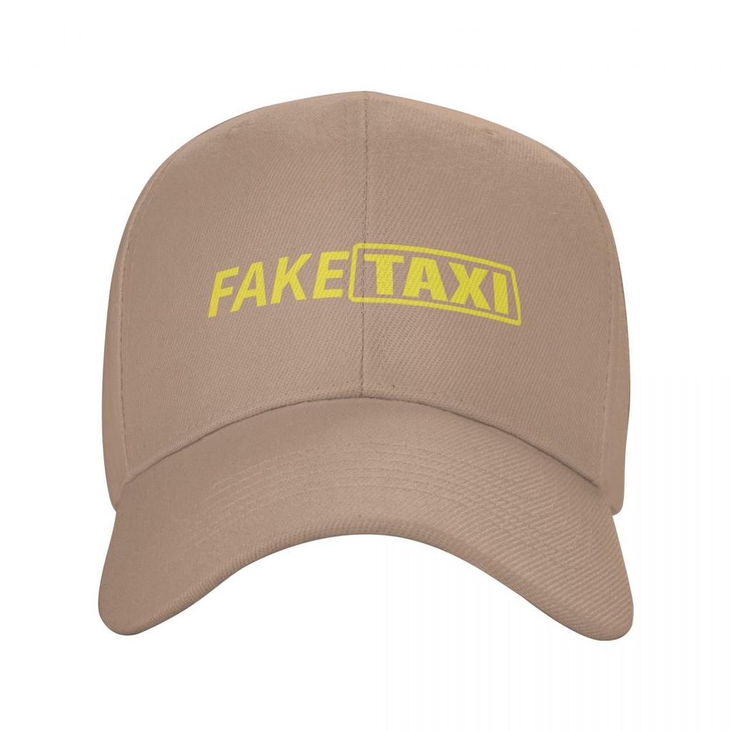 Klassisk Fake Taxi Baseball Keps för unisex kvinnor Personlig justerbar Vuxen Dad Hat Sommar Vår Snapback Kepsar Trucker Hattar