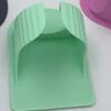 Tub Edge Drink Glass Holder Plastic Bathroom Storage, Space-Saving Single Cup Rest for Smooth Wall Side Placement