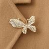 Non-fading Butterfly Brooch Rhinestone for Women, Shape Lapel Pin Lightweight Clip, Sweater Cardigan Coat Suit Scarf Jewelry Accessories