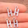 Zinc Alloy Alphabet Charms: 2 Colors, 26 Letter Pendants for Jewelry, Handbag, and Mobile Phone Accessories