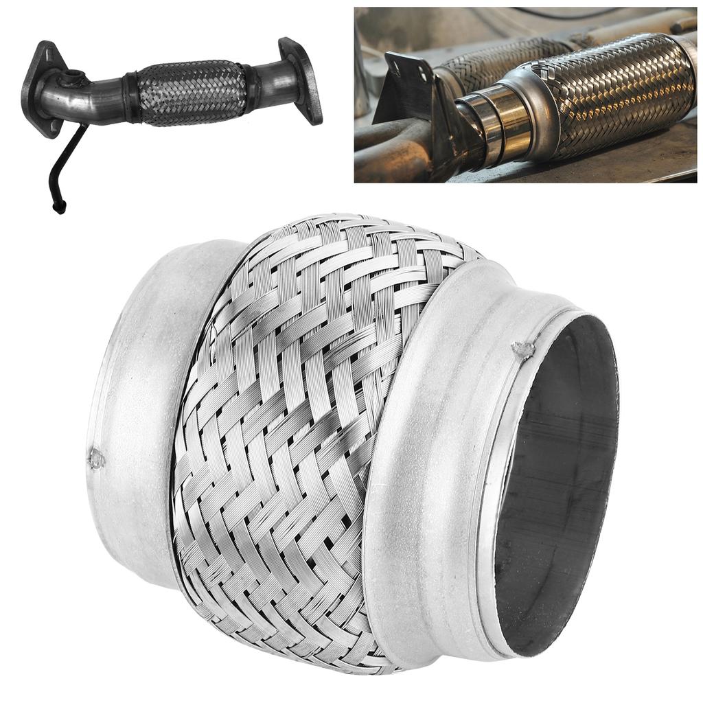 Stainless Steel Exhaust Bellow, 3x4in Corrugated Pipe for