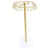 Necklace Holder Metal Necklace Display Wood Base with 22 Hooks Jewelry   Home Decoration for Women