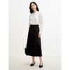 JUZUI Simple Commuter Triacetate A-Line Skirt