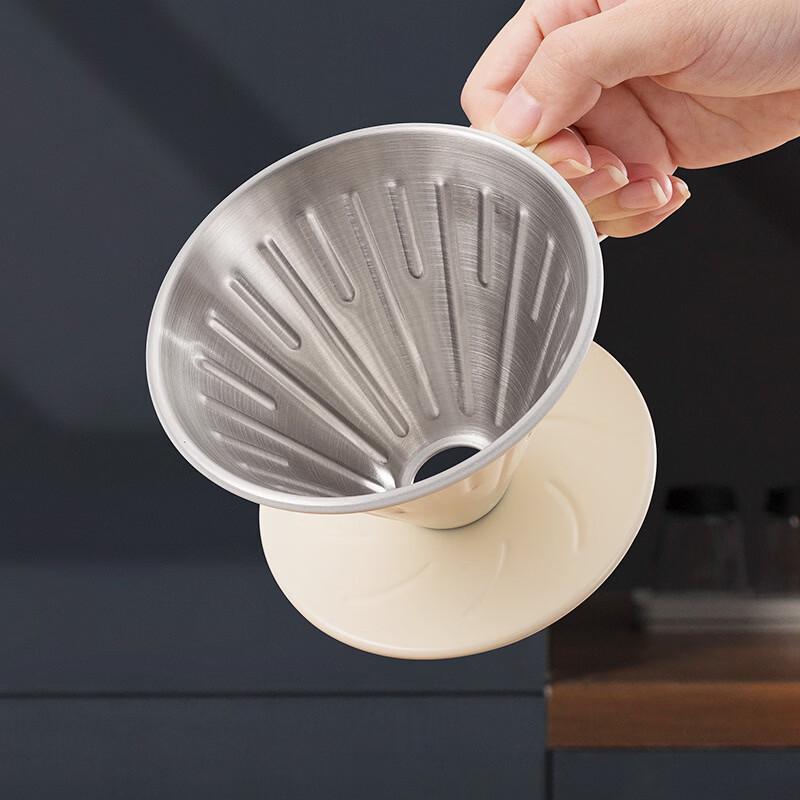 Pababe Stainless Steel Coffee Filter Funnel