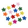 100pcs 2 Holes Flower Wooden Button Flower Shaped Sewing Button Clothing Button  Clothing Sewing