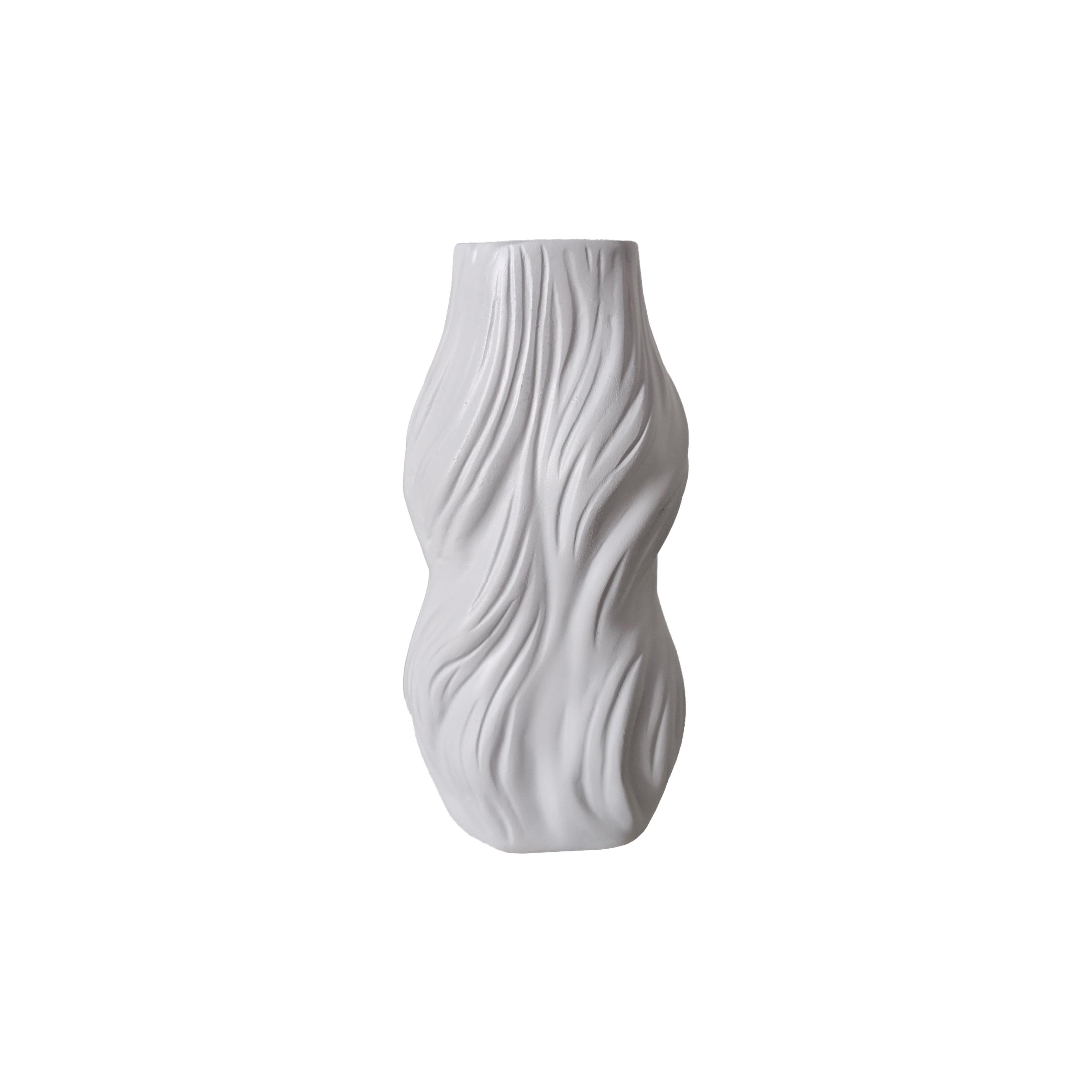 

1 Piece of Modern Twisted Vase Ornament, Available in Black/White/Gold, Living Room Tabletop Art Flower Arrangement Vessel, Creative Home Decor