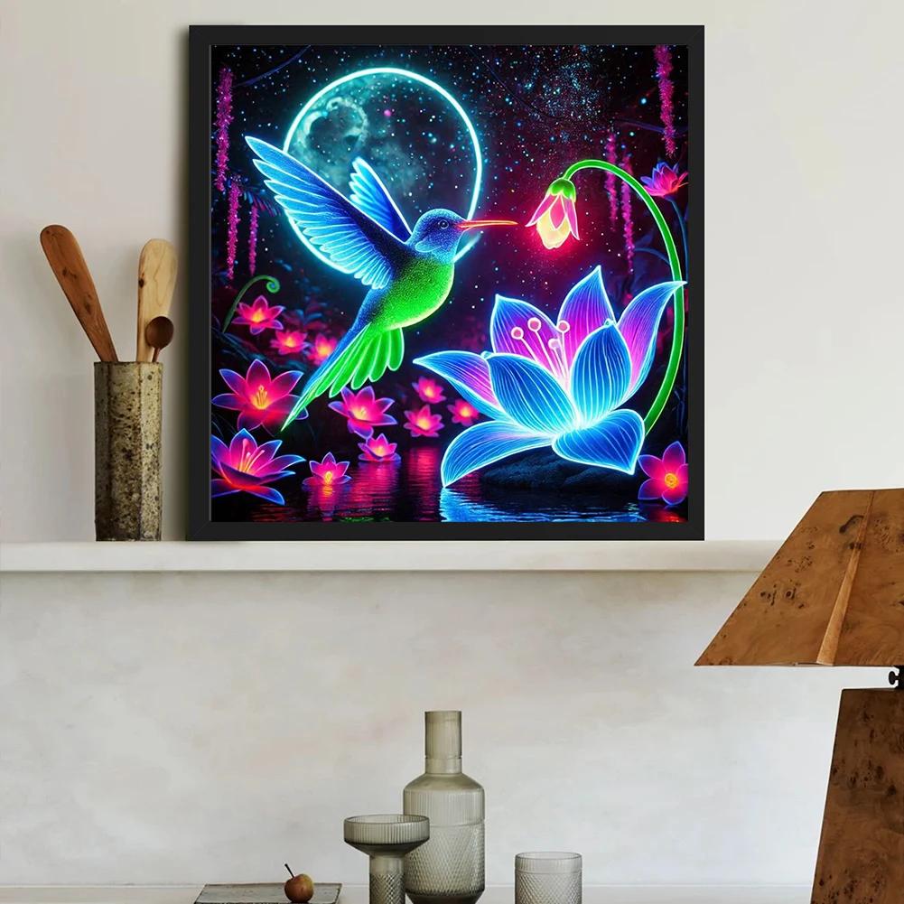 Flower Series Diamond Painting Kits, 5D DIY Full Round Drill Sparkling Resin Art Craft Home Wall Decor Gift for Adults Beginners