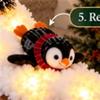 Illuminating Christmas Stair Snow Decor 40*20cm Snow Scene Decoration  Party Decoration
