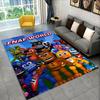 Klassischer F-FNAF Horror Spiel Freddy Teppich Teppich für Spielzimmer Schlafzimmer Wohnzimmer Sofa Heimdekoration, Kinderteppich Rutschfeste Fußmatte