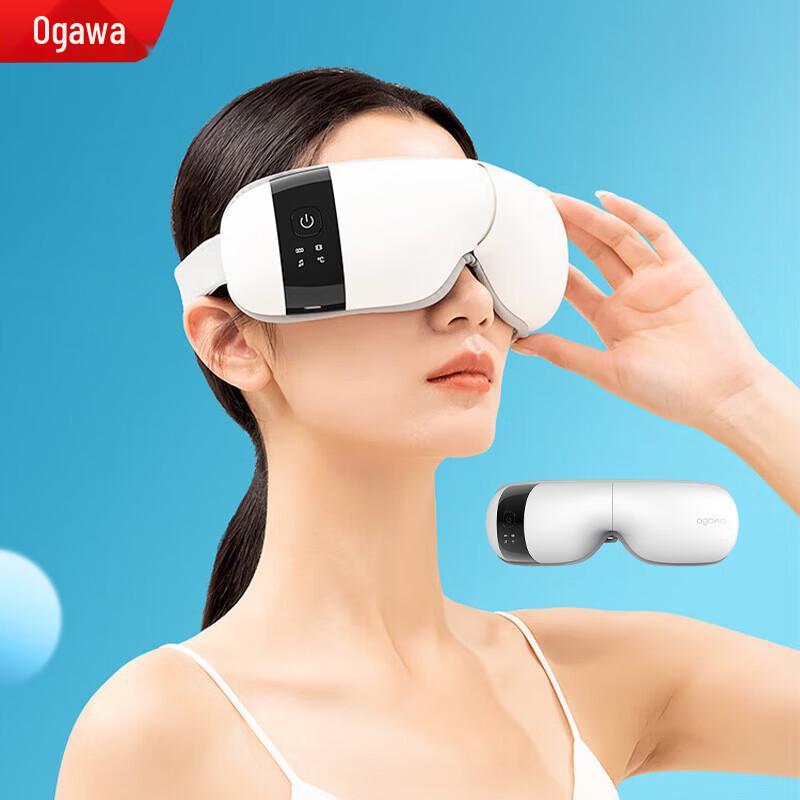 Ogawa Foldable Smart Eye Massager with Heat and Bluetooth Music