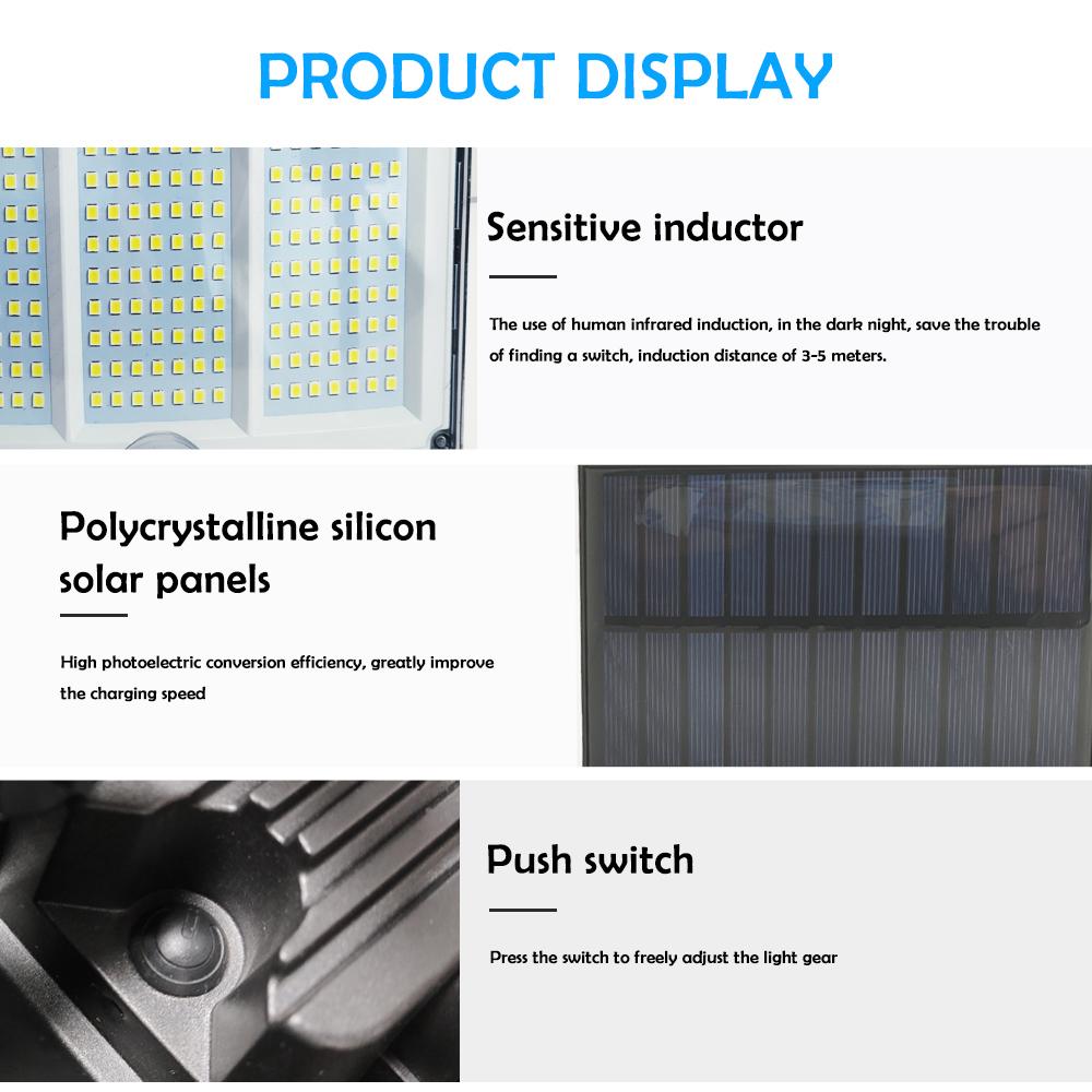 210/236 LED Solar Lights Outdoor With 3 Modes Solar Motion Sensor Wall Light Solar Security Lights Garden Decor Sheds Patios