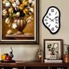 Acrylic Wall Clock Vintage Aesthetic Watch 10 Inches Irregular Design No Ticking Wall Clock Bathroom Silent Decorative Gifts