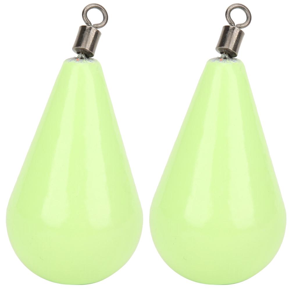

Lure Luminous Jig Head Deep Water Sinker Weight Fish Baits Fishing Tackle40#, 2pcs