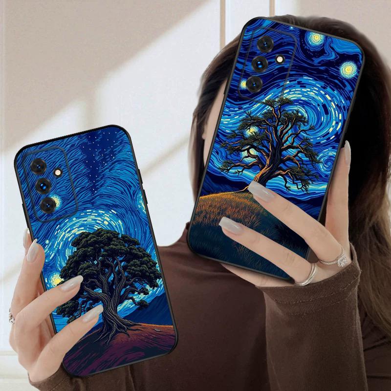 Ein wirbelnder Sternenhimmel Für Samsung S20FE S21 22 23 FE 24 Plus 25 Ultra Galaxy M23 32 34 35 52 53 54 55 Silikon Weiche Handyhülle