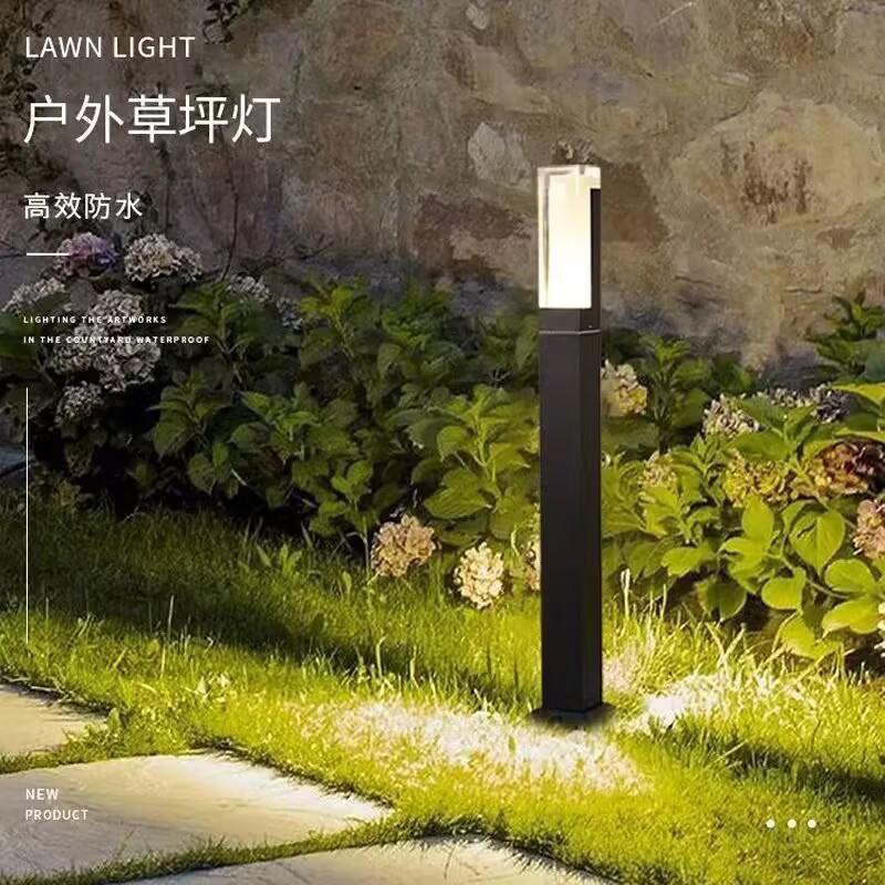 30/40cm Outdoor LED Waterproof Lawn Light Park Courtyard Aisle Landscaping Lamp Villa Balcony Garden Floor-mounted Lawn Lamp Hot