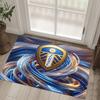 Leeds United Fußball Design Kristall Samt Teppich Gemütlich Kein?Rutschfester Teppich mit Aufdruck für Schlafzimmer Wohnzimmer Eingang