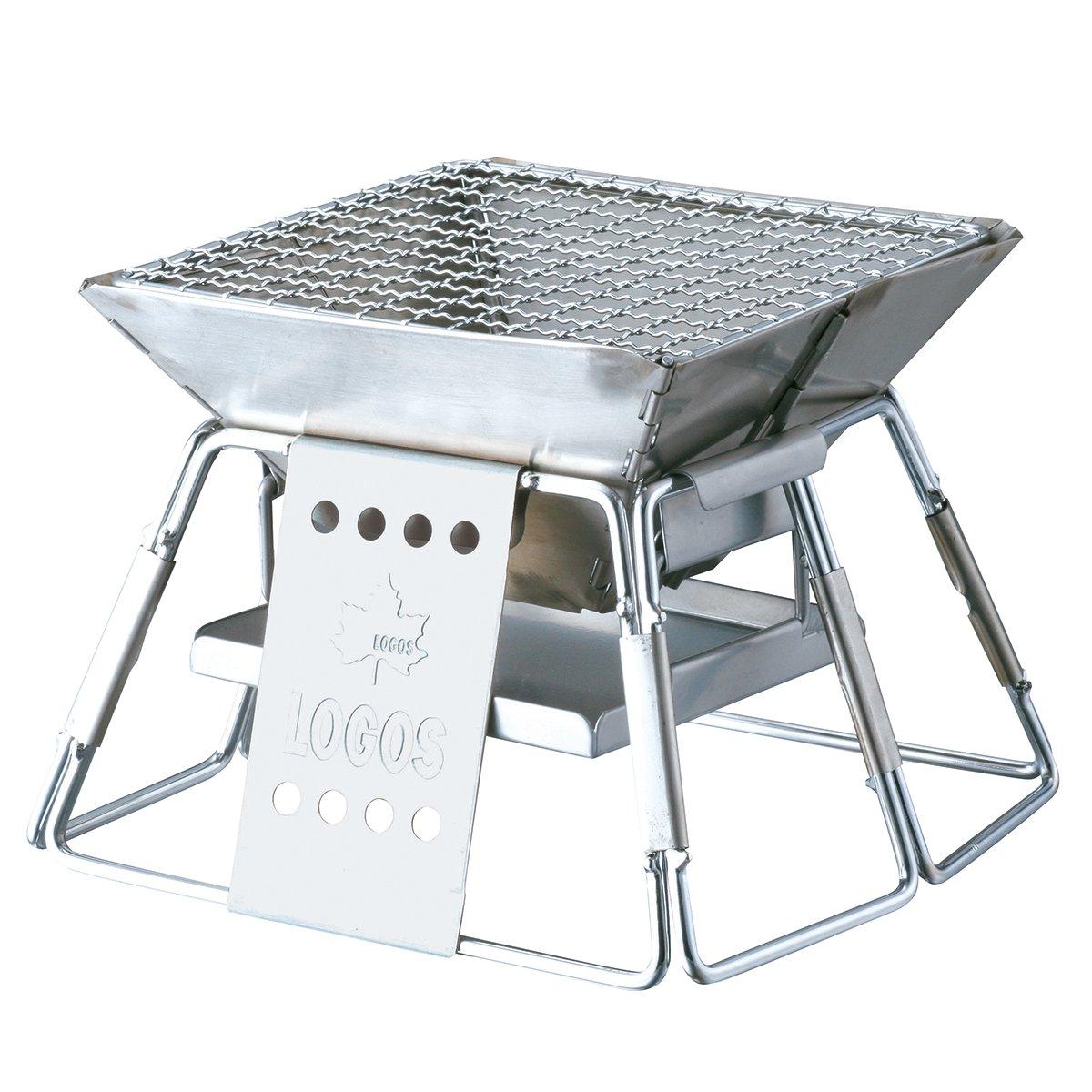 

LOGOS Pyramid Stainless Steel Grill 81063112 Grill, (Serves 1-2 People),