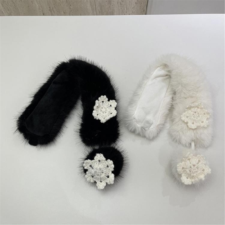 Artistic Youth Scarf Daily Wearing Scarf Female Skinny Scarf Ladies Warm Scarf for Winter Sports and Casual Wear