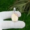 Natural Porcelain Jasper 925 Silver Anniversary Birthday Engagement Wife Pendant