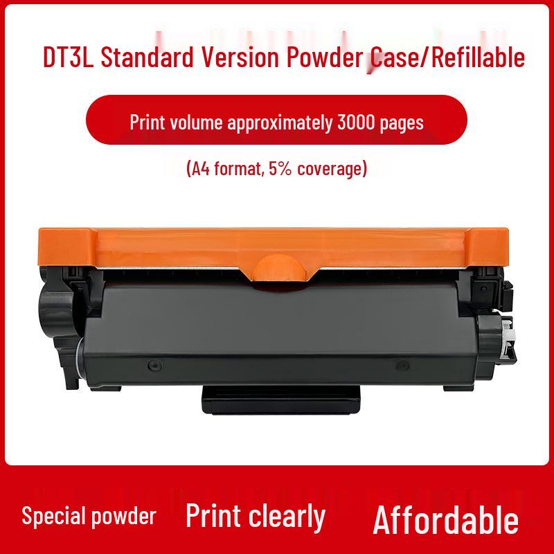 

Applicable Deli DT3L Powder Box with DM34 and DP34 Laser Cartridge & DD3 Drum Unit