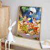 Disney Pittura con Diamanti Biancaneve Ritratto di Gruppo Classico Illustrazione 5D Fai da Te Set Ricamo Pittura con Diamanti Diamante Rotondo/Quadrato Mosaico Decorazione Casa