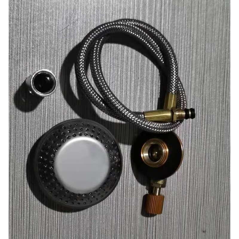 OEING Camping Gas Stove Valve & Hose Accessory Set