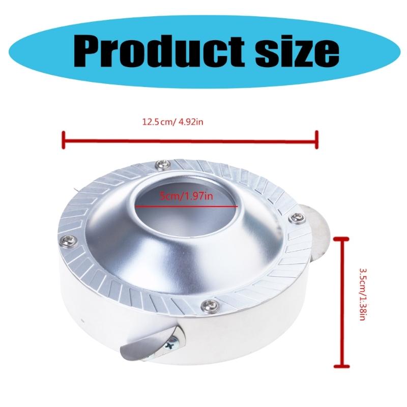 Cotton Sugar Spinning Head Replacement Easy Installation Stainless Steel Cotton Sugar Machine Accessory for Cotton Sugar