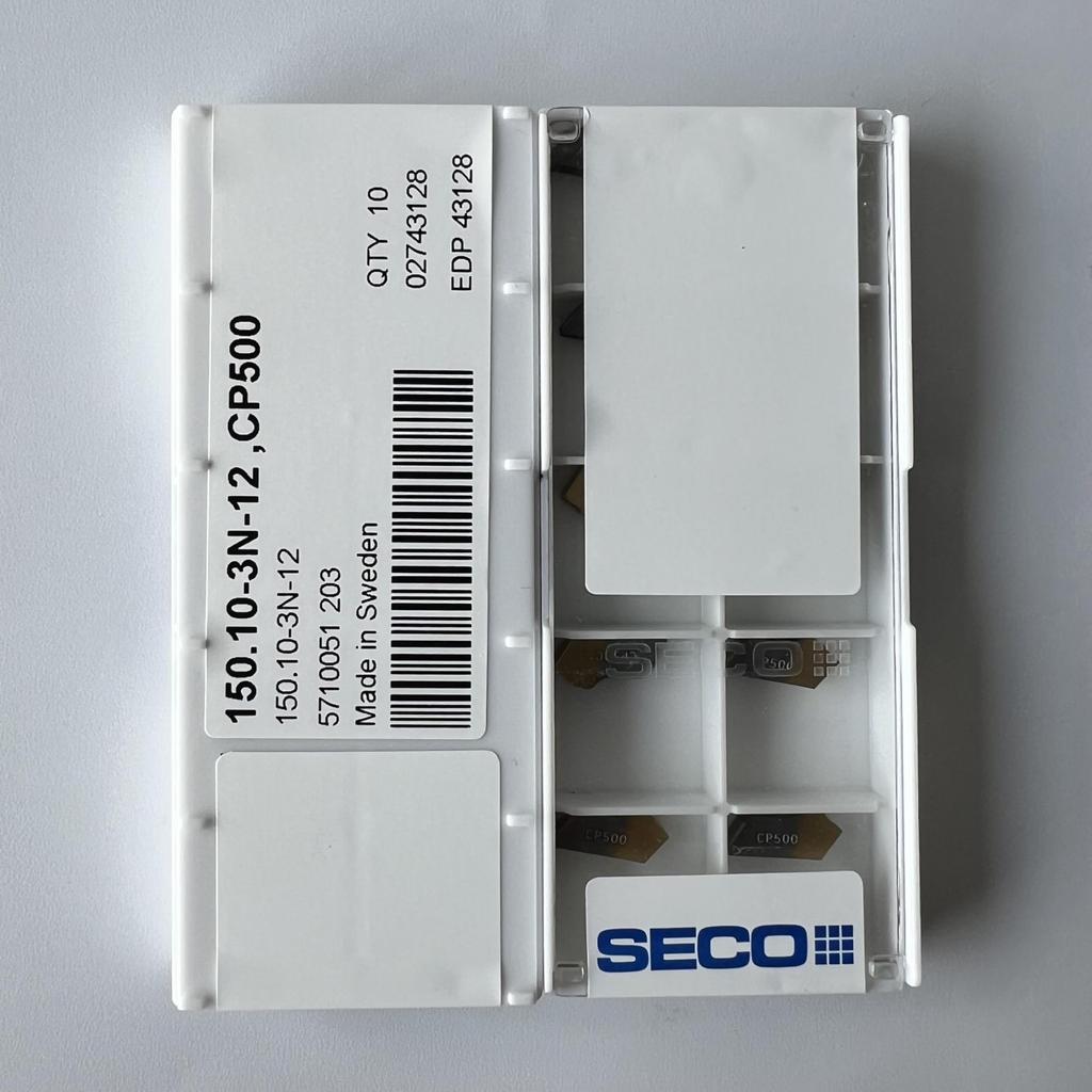SECO / 150.10-3N-12,CP500 / Original genuine CNC alloy blade 10 Pcs