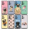 Coque For Xiaomi Mi 11T 11X 11 Lite 5G NE 12 Poco X3 M3 F3 M4 Pro Cases Fundas Shell Cover Funny Pug Dog Bulldog Animals