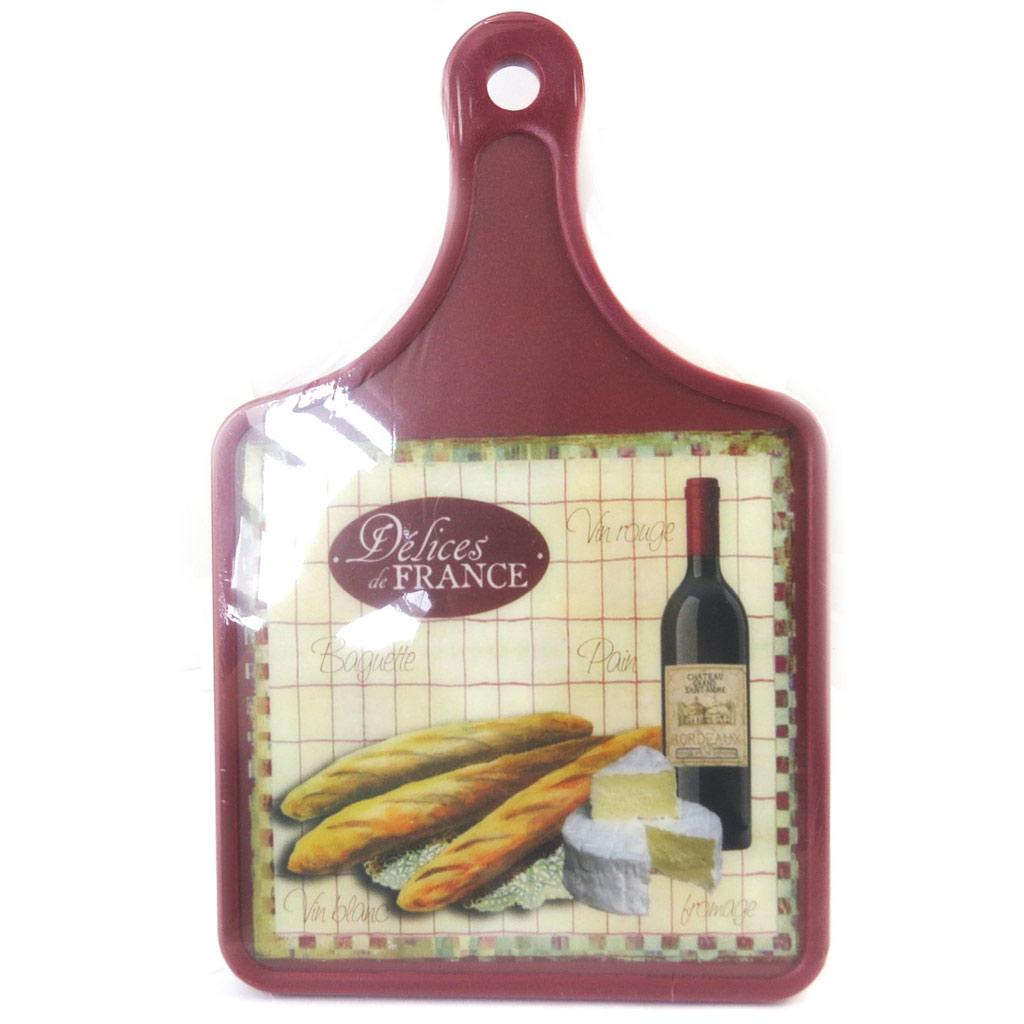 Les Trésors De Lily [M4888] - Prkénko na krájení 'Terroir Français' víno a sýr (30x20 cm)
