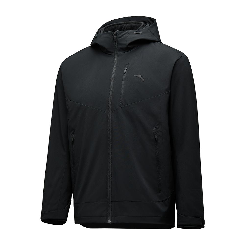 

Anta Woven Hooded Two-Piece Set Warm Water-Resistant Windbreaker Women outerwear Basic-Black 462540210-1 2XL