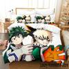 3d Anime Bedding Set My Hero Academia Quilt Duvet Cover Sets No Sheet Home Decor Single Queen King Size Gift Cute Boys Cartoon
