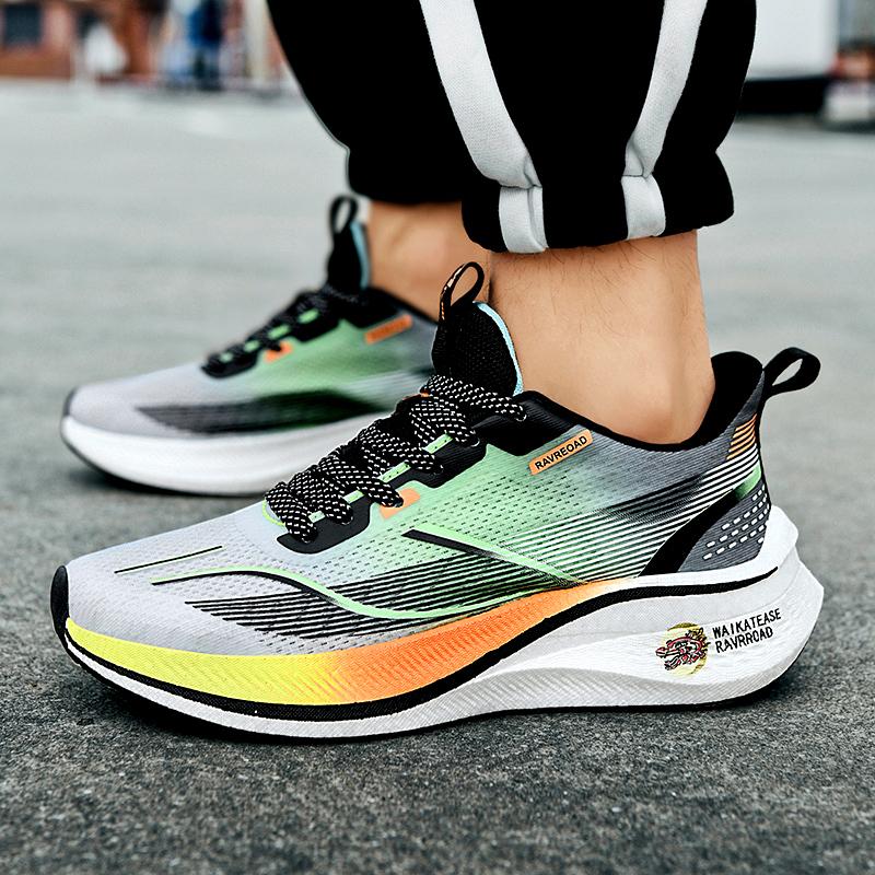 Male Athletic Shoes Breathable Soft Sole Casual Sneakers Comfortable Non-slip Running Tennis Shoes Sporty Footwear for Men Gym