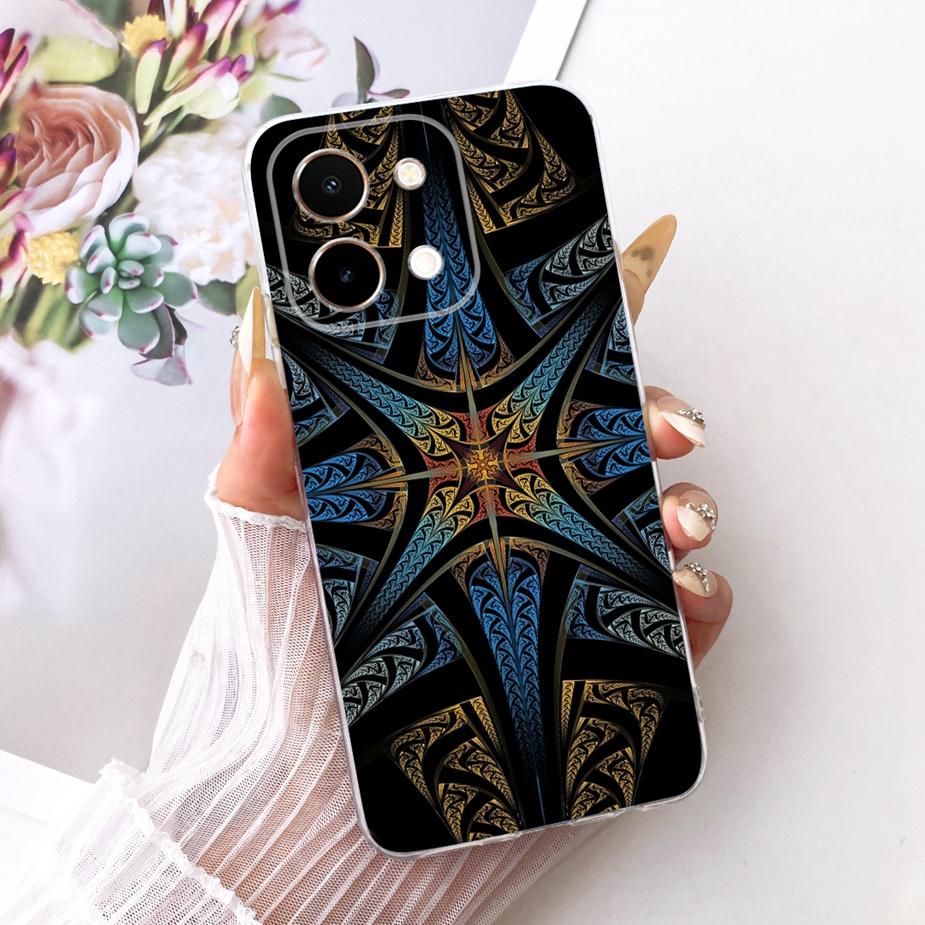 For Vivo Y28 4G Case V2352 Luxury Butterfly Painted Cover Soft Slim Phone Case For Vivo Y28s V2346 Y 28 s VivoY28 5G Fundas Bags