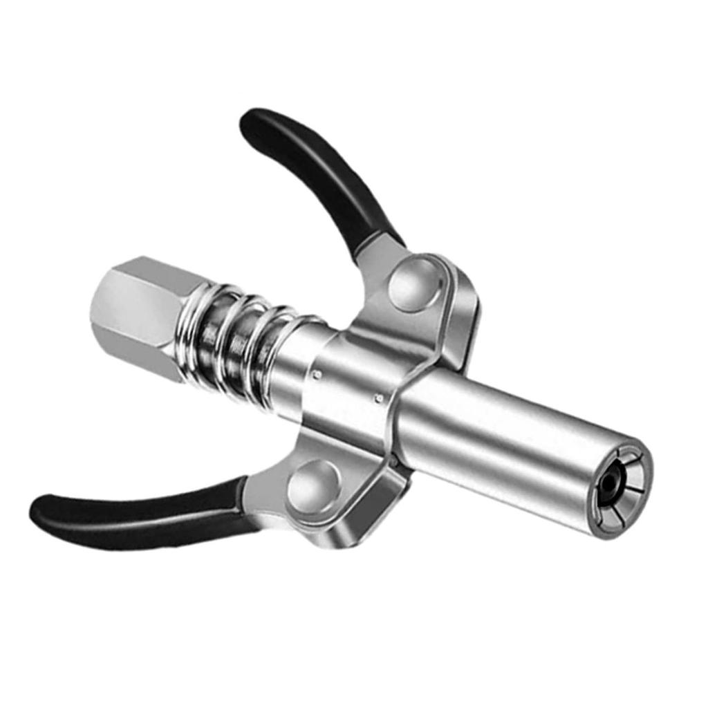 High-Pressure Self-Locking Flat Nozzle Grease Gun Coupler