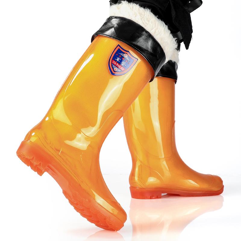 Factory Direct Anti-Slip Waterproof Rain Season Boots Yellow Safety Labor Boot for Fast Shipping Available