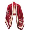 Yiwu Scarf Camellia Cashmere Scarf 20 Fashion Air Conditioner Warm Fringed Shawl Thickened and Lengthened