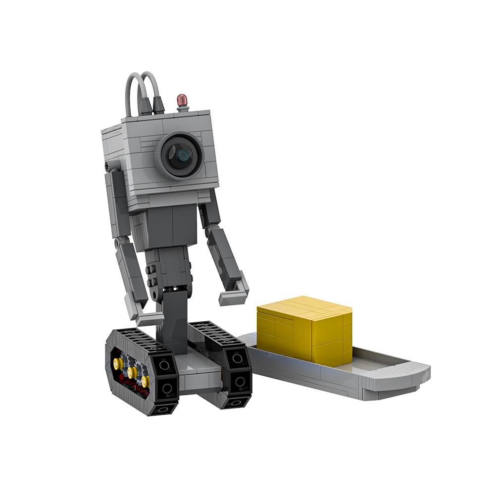 MOC Rick's Butterroboter-Modellbausteine, animierte Figur, Küchen-Kochroboter, DIY-Designspielzeug, Geschenk