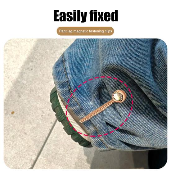 Magnetic Clothing Clips Multi-Function Clothes Hem Clips Magnetic Clips with Chain for Women Pants Jeans Shirts Sweaters
