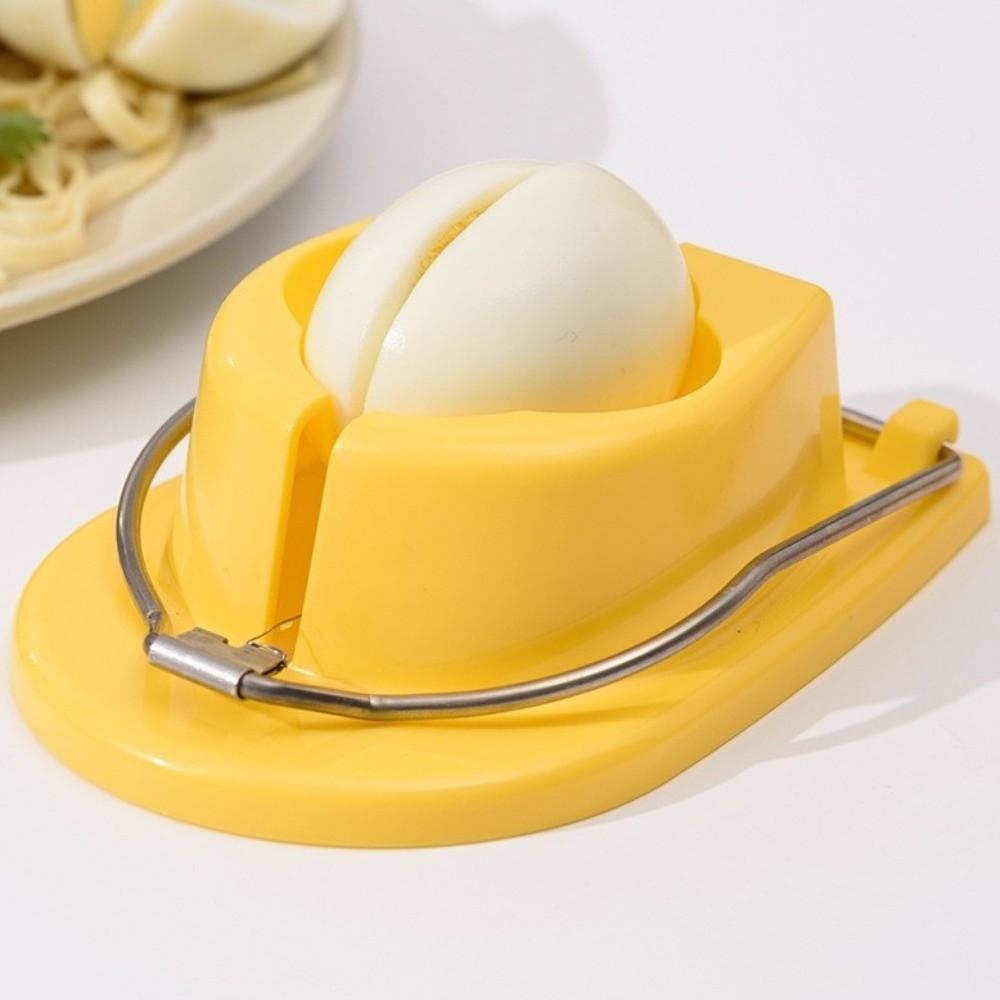 Handheld Boiled Egg Slicer Labor-saving Rust Resistant Songhua Eggs Divider Efficient Two Cutters Egg Cutter Home
