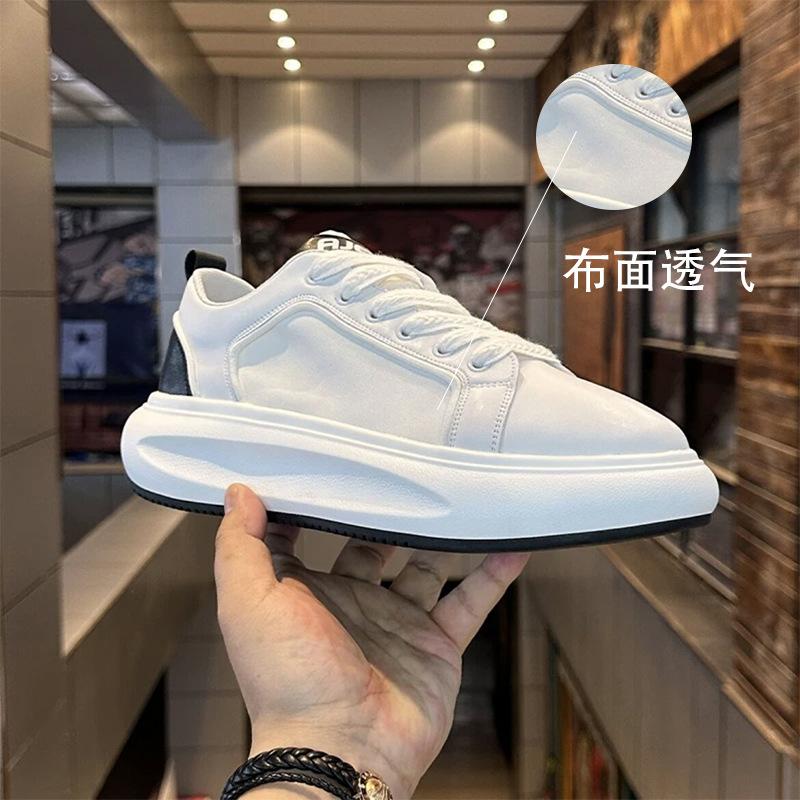 New mesh breathable simple not simple thick baseplate shoes comfortable soft sole casual trendy ok