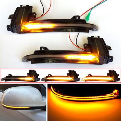 2 Pieces Dynamic Blinker Mirror Light for A4 A5 B8 A3 8P Q3 A6 C6 4F S6 LED Turn Signal Side Indicator Blinker SQ3 A8 D3 8K