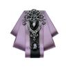 Men's Formal Large Diamond Lapel Pin & Bow Tie Brooch - Wedding & British Style Attire