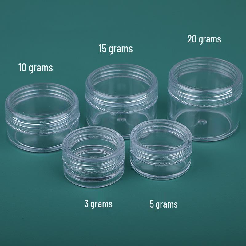 Portable Skincare Dispenser Set: Cosmetic Bottle & Cream Jar with Lid