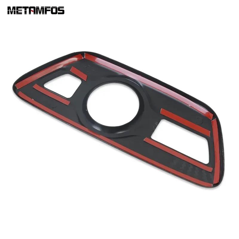 Center Console Gear Shift Box Cover Trim For Toyota Prius Hatchback     Carbon Fiber Accessories Car Styling