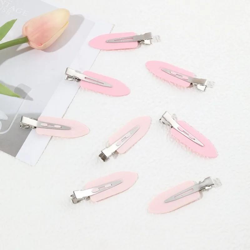 8pcs/set Women Girls No Bend  Seamless Hair Clips Side Bangs Barrette Makeup Washing Face Accessories Styling Hairpins