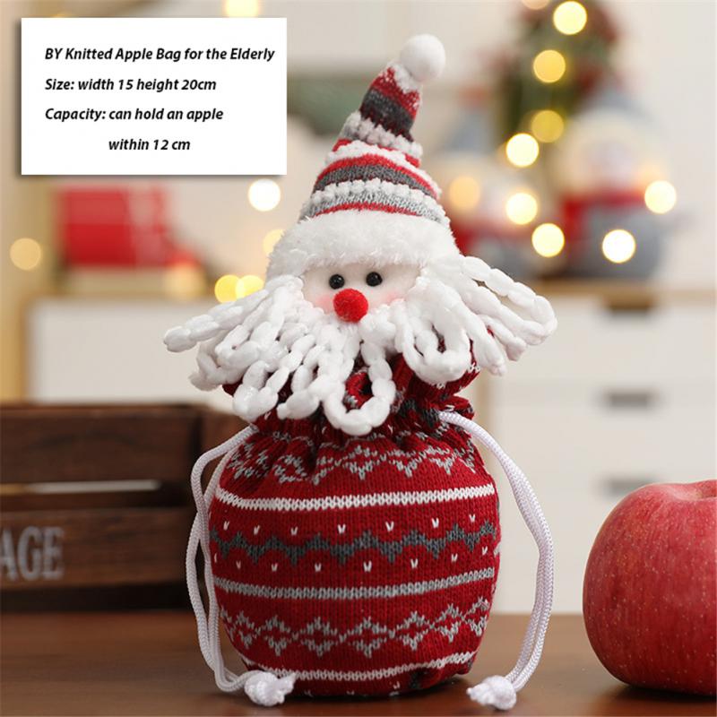 2025 Christmas Candy Bags Red Candy Boots Christmas Bags For Sweets Santa Gift Bag New Year Party Home Christmas Decoration