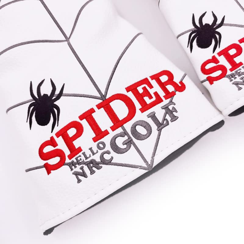 Sada Kryt golfové hlavy Kryt řidiče 1 kus Dřevěný kryt FW 2 kusy Kryt Utility UT 1 kus s konverzním štítkem Spiders 2022 NOVINKA 4dílný / (Červené